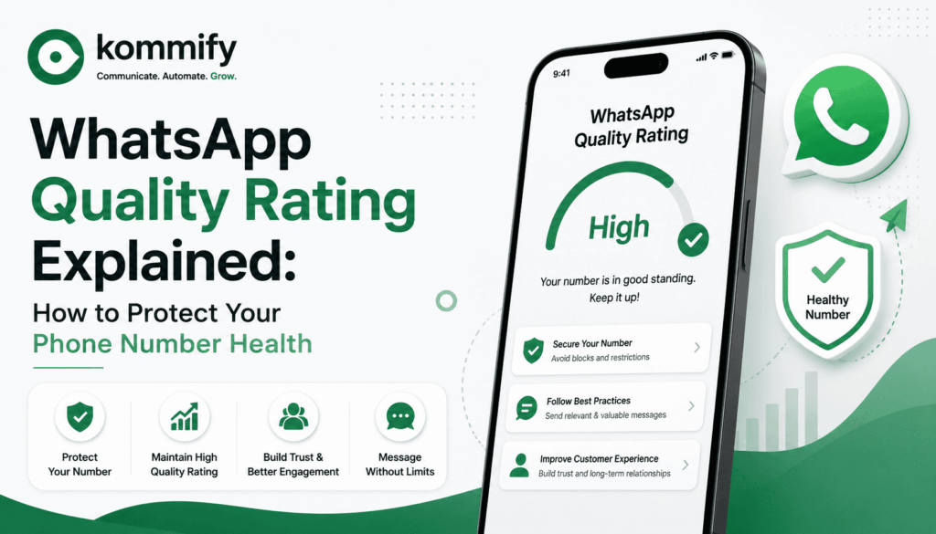 WhatsApp Quality Rating explained to protect phone number health